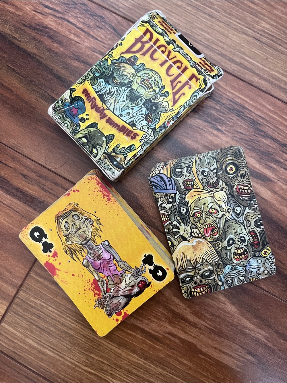 Zombies Playing Cards